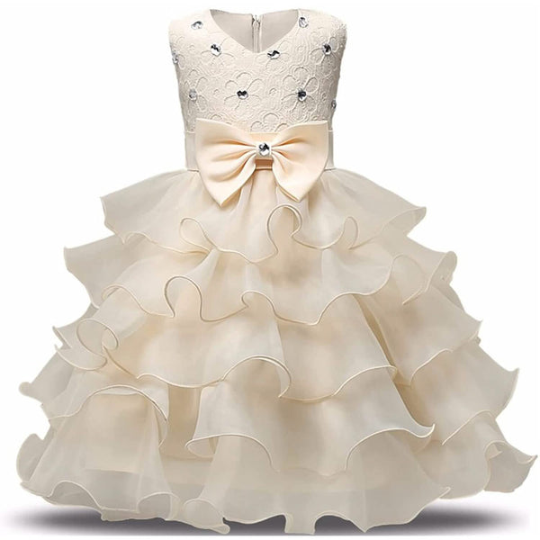 party wear dress for 7 years old girl Luogenli Dresses For Girls 7-8 Years Child Girls Dress Party Bow Knot Sleeveless Gown Dresses Girls Dresses Size 7-8 Girls Dresses Size 14-16 Casual 2