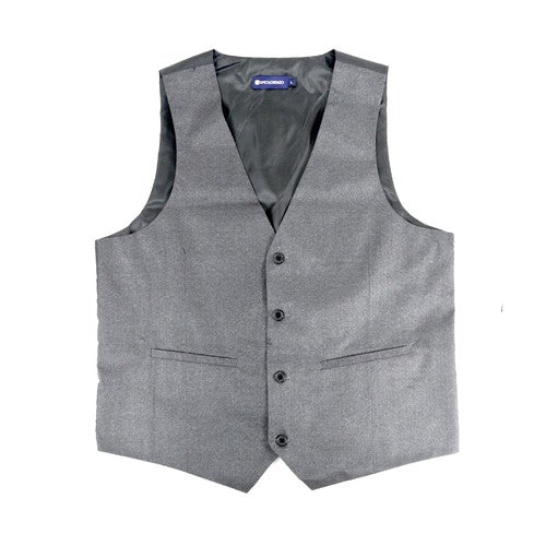 Men's Tuxedo Vest, Charcoal Gray, 4 Buttons