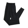 Womens Black Pleated Polyester Dress Pants