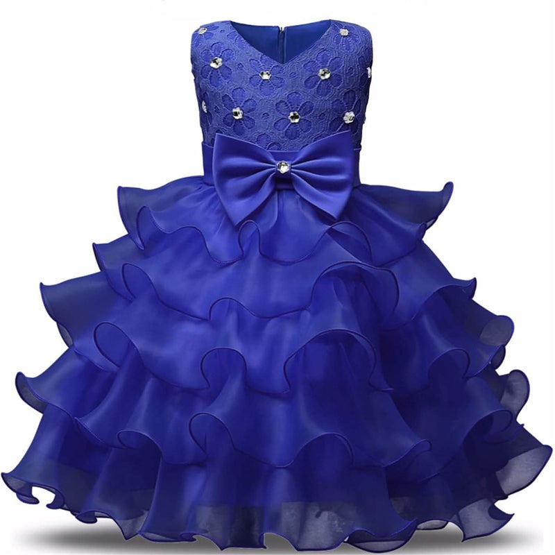 party dress for 6 year girl Tjazfjpa Fairy Dresses for Girls 12-14 Toddler Kids Girls Cute Sequin Glitter Party Carnival Gown Princess Formal Dress Blue Dress for Girls Floral