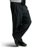 Mens Black Pleated Dress Pants