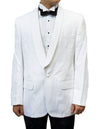 2 Pc - Tuxedo Suit, Shawl Collar White & Black Tux Pants