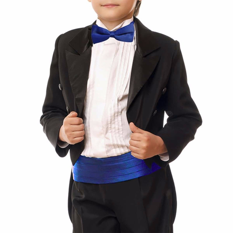 Boy's Tuxedo Jacket, Tailcoat, Black