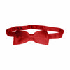 Mens Bow Tie, Pre-tied Banded - Red