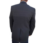 Mens Notch Collar Tuxedo Jacket, 100% Wool - 3 Button