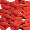 One Dozen (12) Red Bow Ties, Pretied & Banded