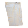Men's White Adjustable Tuxedo Pants, Polyester