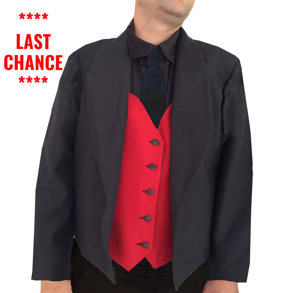 Mens Eton Jacket with Detachable vest