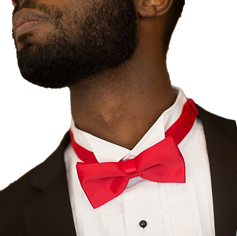 RED Bow Tie - Pre-tied