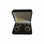 Black Velvet Gift Box for Cuff Links & Studs