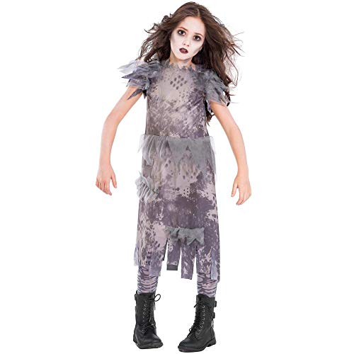 Girls Ghostly Zombie Dress Costume Halloween