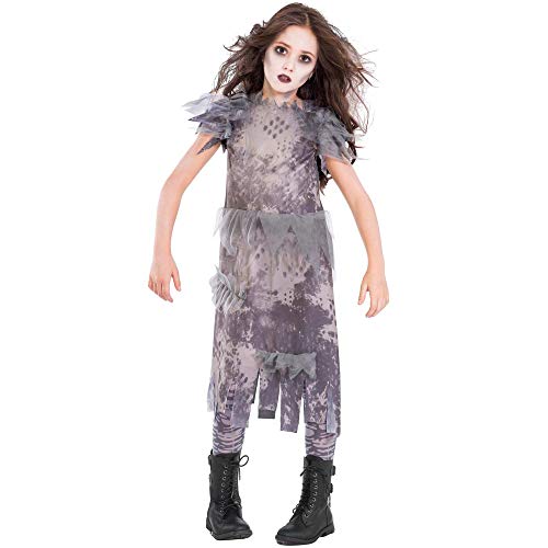 Girls Ghostly Zombie Dress Costume Halloween – Tuxedo Closeouts Girls Ghostly Zombie Dress Costume Halloween – Tuxedo Closeouts