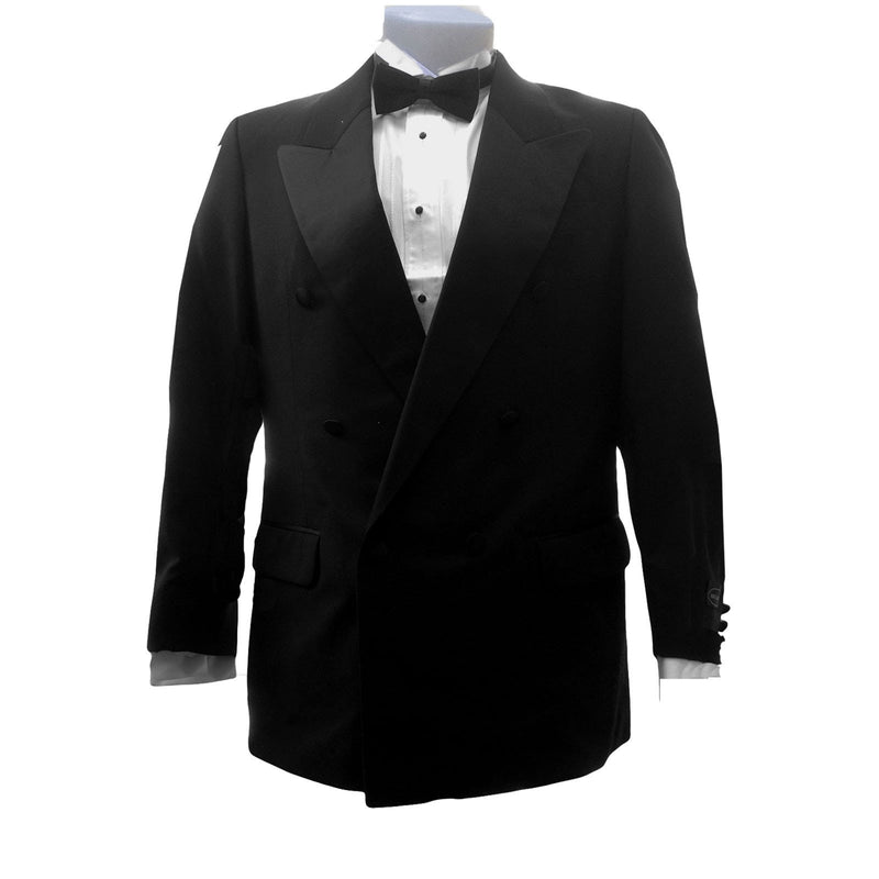 Mens Double Breasted Tuxedo Jacket, Poly/wool