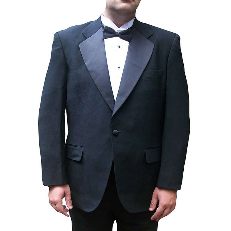 Men's Tuxedo Jacket, Notch Collar, Black, Polyester