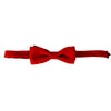 Mens Bow Tie, Pre-tied Banded - Red