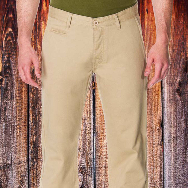 Men's  Slim Fit Khaki Chino Pants