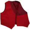 Mens Red Tuxedo Vest with 5 Buttons