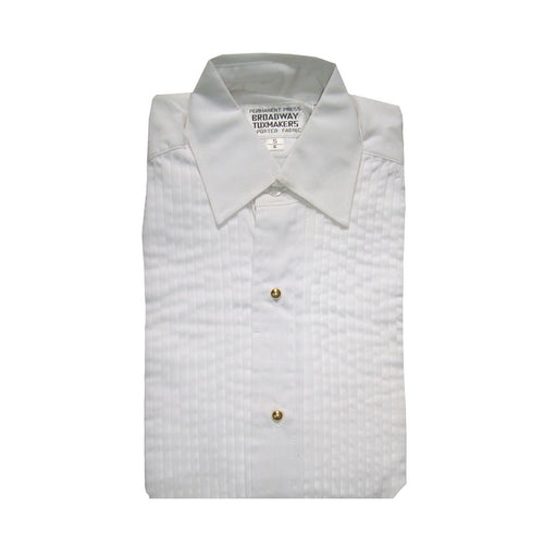 Boy's Tuxedo Shirt, Lay Down Collar & 1/4