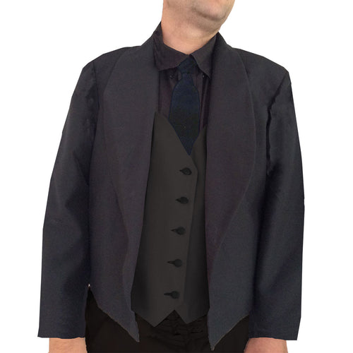 Mens Eton Jacket with Faux Vest