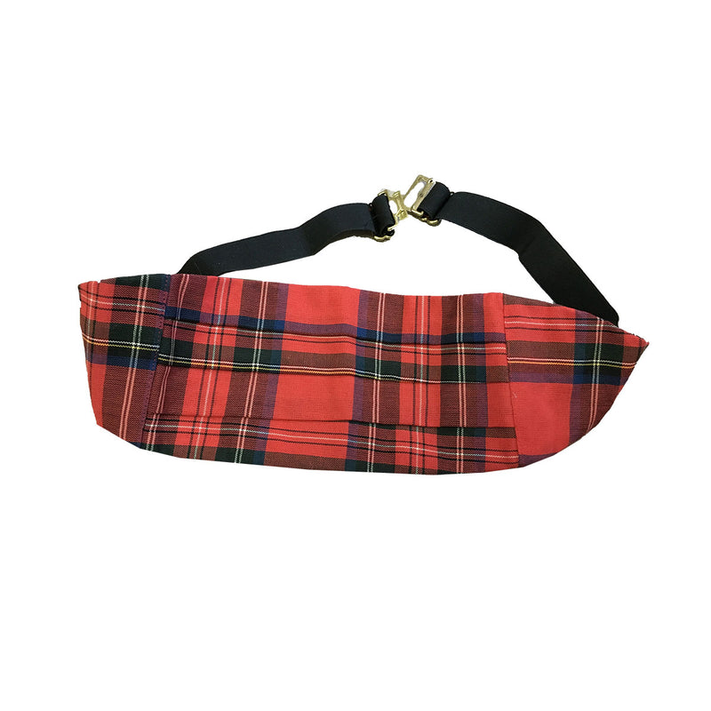 Mens Pleated Cummerbund, Burnett Tartan