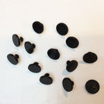 Black Plastic Cuff Links, 500 Pieces