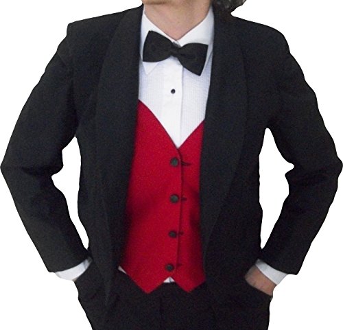 Broadway Tuxmakers 3 in 1 Eton Jacket W/attached Vest, Womens