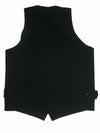 Men's Tuxedo Vest, Black, 5 Buttons & Inside Pockets
