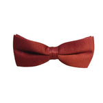 Mens Bow Tie, Pre-tied Banded - Burgundy