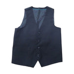 Young Men's Vest, Black, Slim Fit
