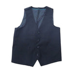 Young Men's Vest, Black, Slim Fit