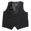 Men's Black Tuxedo Vest with Satin Shawl Collar