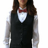 Women's Vest, Black, Satin Back